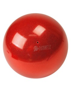 PALLA RITMICA GLITTER HV ROSSO