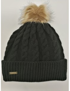 CAPPELLO CON POM PON BREKKA ECO RACCOON PON