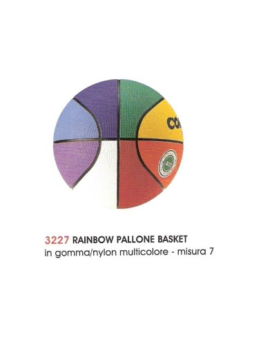 PALLONE BASKET RAINBOW