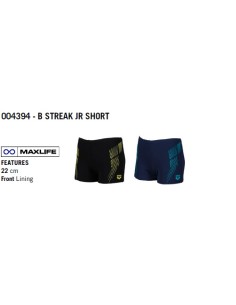 COSTUME JUNIOR A PANTALONCINO ARENA mod. B STREAK JR SHORT