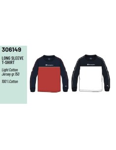 T-SHIRT JUNIOR MANICHE LUNGHE CHAMPION