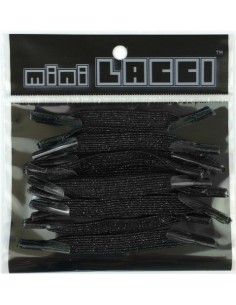 LACCI ELASTICI MINILACCI NERO-GLITTER 2