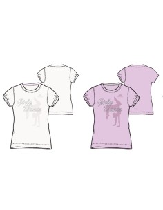 T-SHIRT JUNIOR ADIDAS GIRLY DANCE SS T 2
