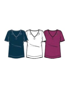 T-SHIRT SCOLLO A 'V' CHAMPION EASY FIT 2