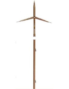 ASTA  AUSTRALIANA INOX 6,35mm x 115cm DOPPIA ALETTA PER... 2