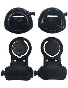 COPPIA FIBBIE PER MASCHERA ECCO/STEEL PRO/SCOUT/STEEL...