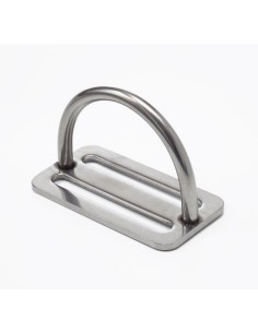 D-RING  INOX CON SLIDER 50MM 90°