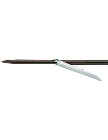 ASTA INOX P. 6,3mm x 125cm ALETTA 7,4 A SCOMPARSA PER ARBALETE 85cm