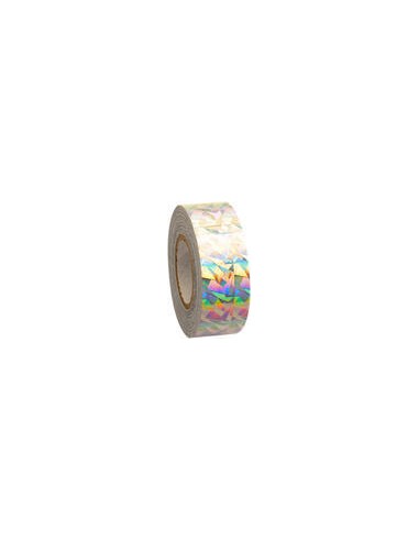 NASTRO ADESIVO METALLIZZATO ARGENTO CRACKLE PASTORELLI