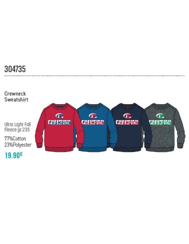 FELPA JUNIOR GIROCOLLO CHAMPION Crewneck Sweatshirt