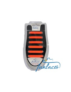 LACCI ELASTICI FUNLACES BASIC ARANCIONE FLUO