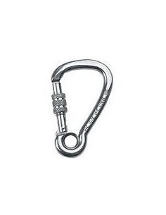 MOSCHETTONE INOX CON SICURA mm100 OMER FP