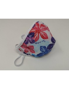 MASCHERINA LAVABILE FIORI