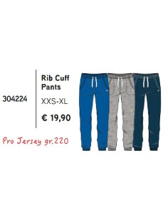 PANTALONI JUNIOR CHAMPION CON POLSINO AL FONDO 2